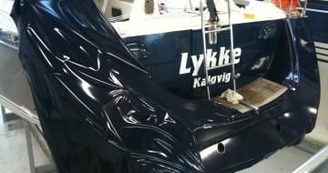x yacht Haderslev boatwrap