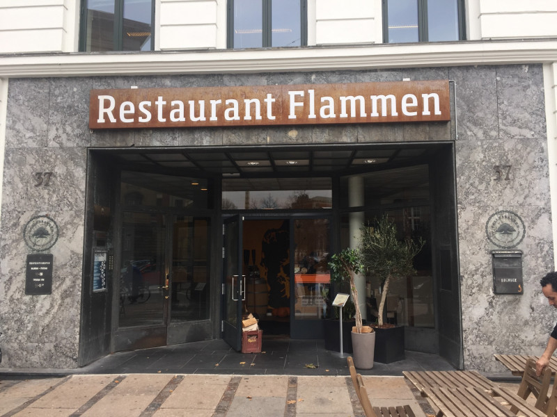 kobenhavn restaurant Flammen corten